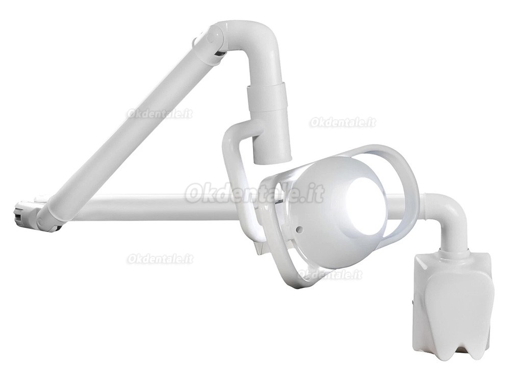 Lampade diagnostiche dentale e otorinolaringoiatrico (a parete) con braccio